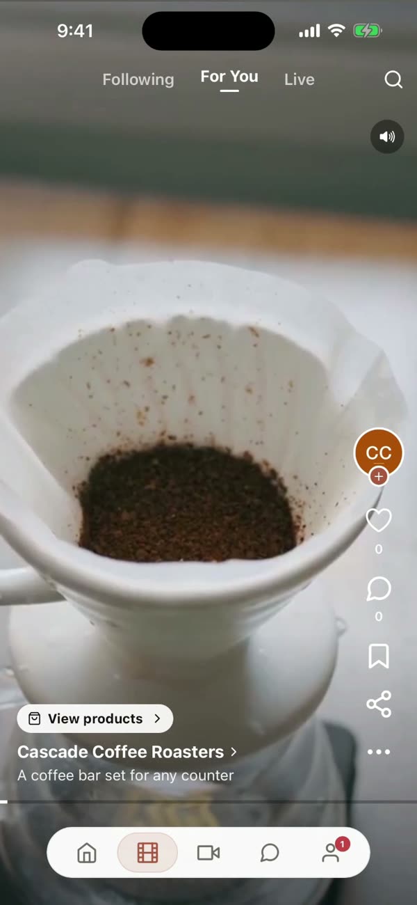 The StoreMingle buyer app: a store owner swipes Shorts to a brand's video, opens its products and lands on a product priced by the case